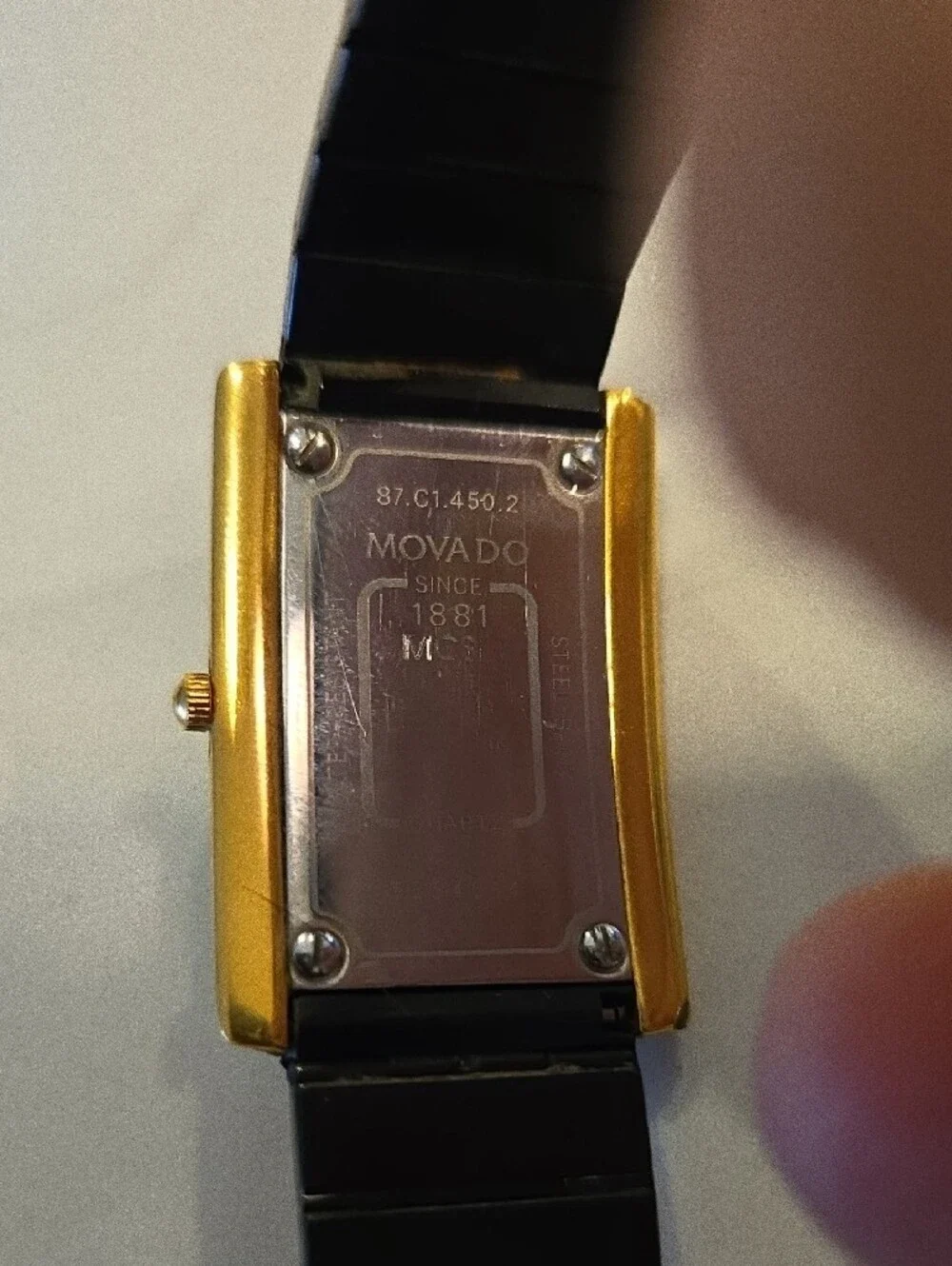 Movado elegant wristwatch